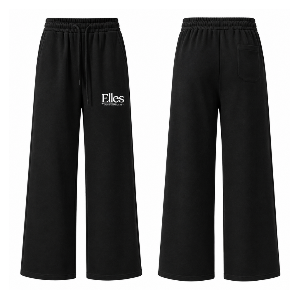Amberelles Morris Dancers  Wide Leg Cotton Joggers