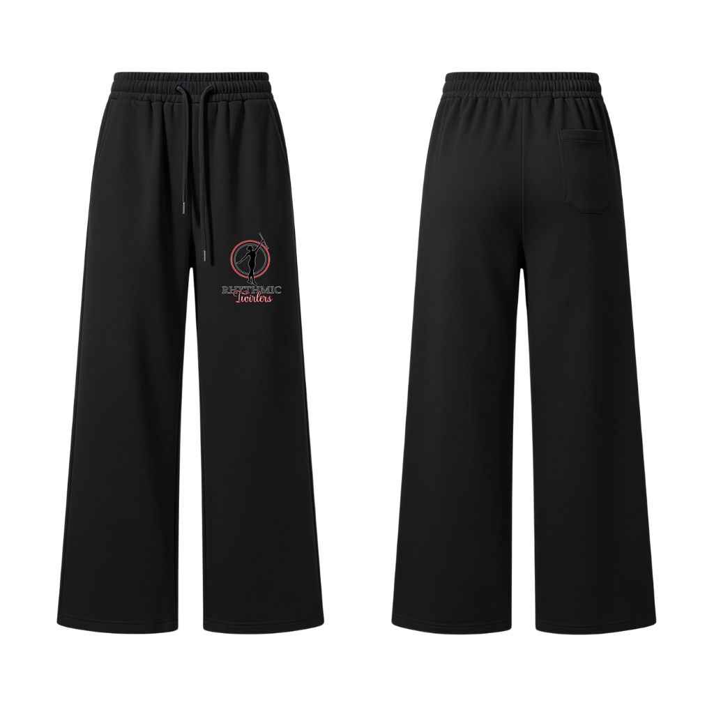 Rhythmic Twirlers Wide Leg Cotton Joggers