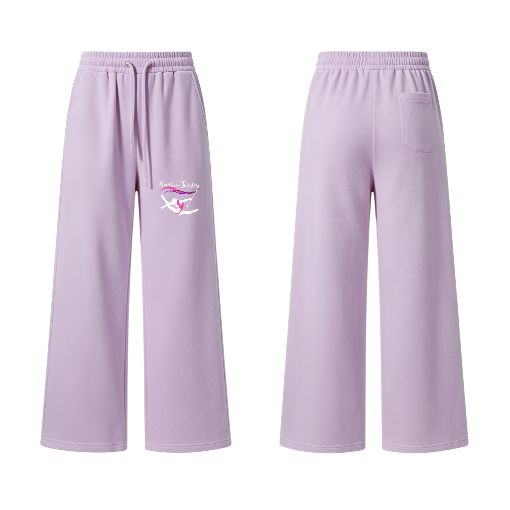 Rushen Twirlers Wide Leg Cotton Joggers