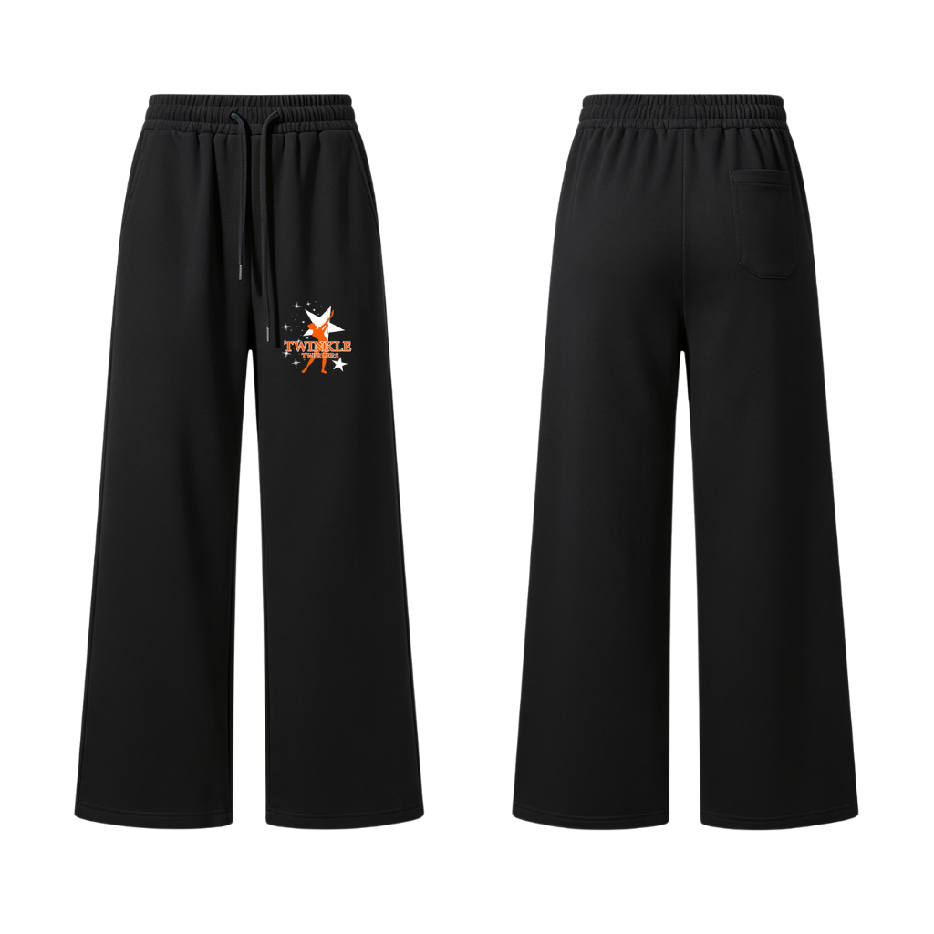 Twinkle Twirlers Wide Leg Cotton Joggers