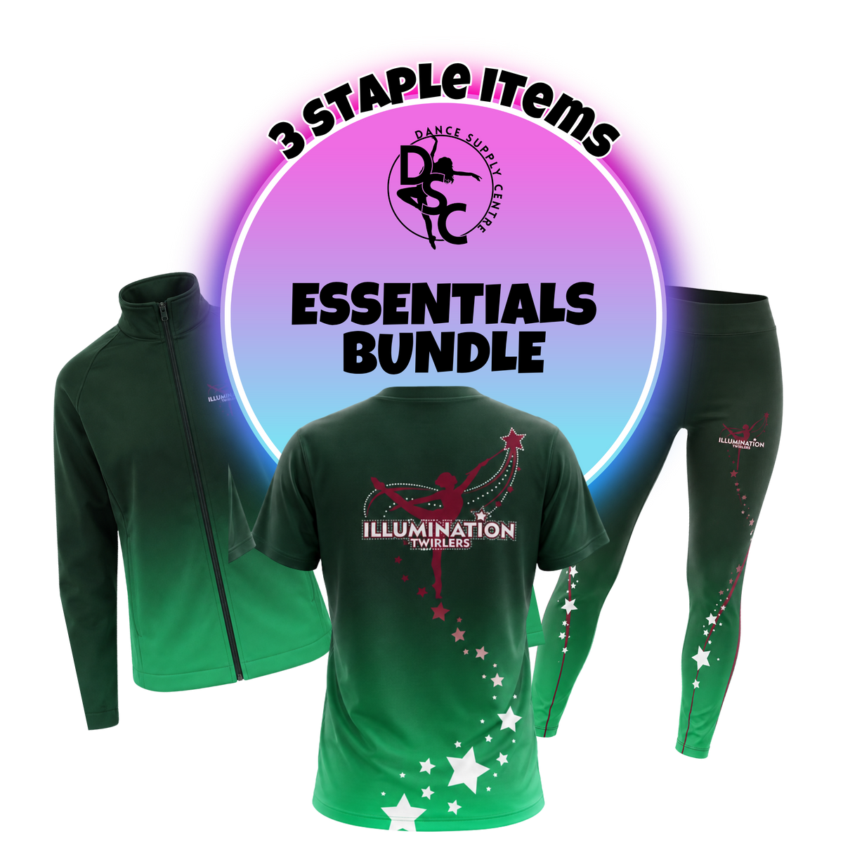 Illumination Twirlers Sparkle Essential Bundle