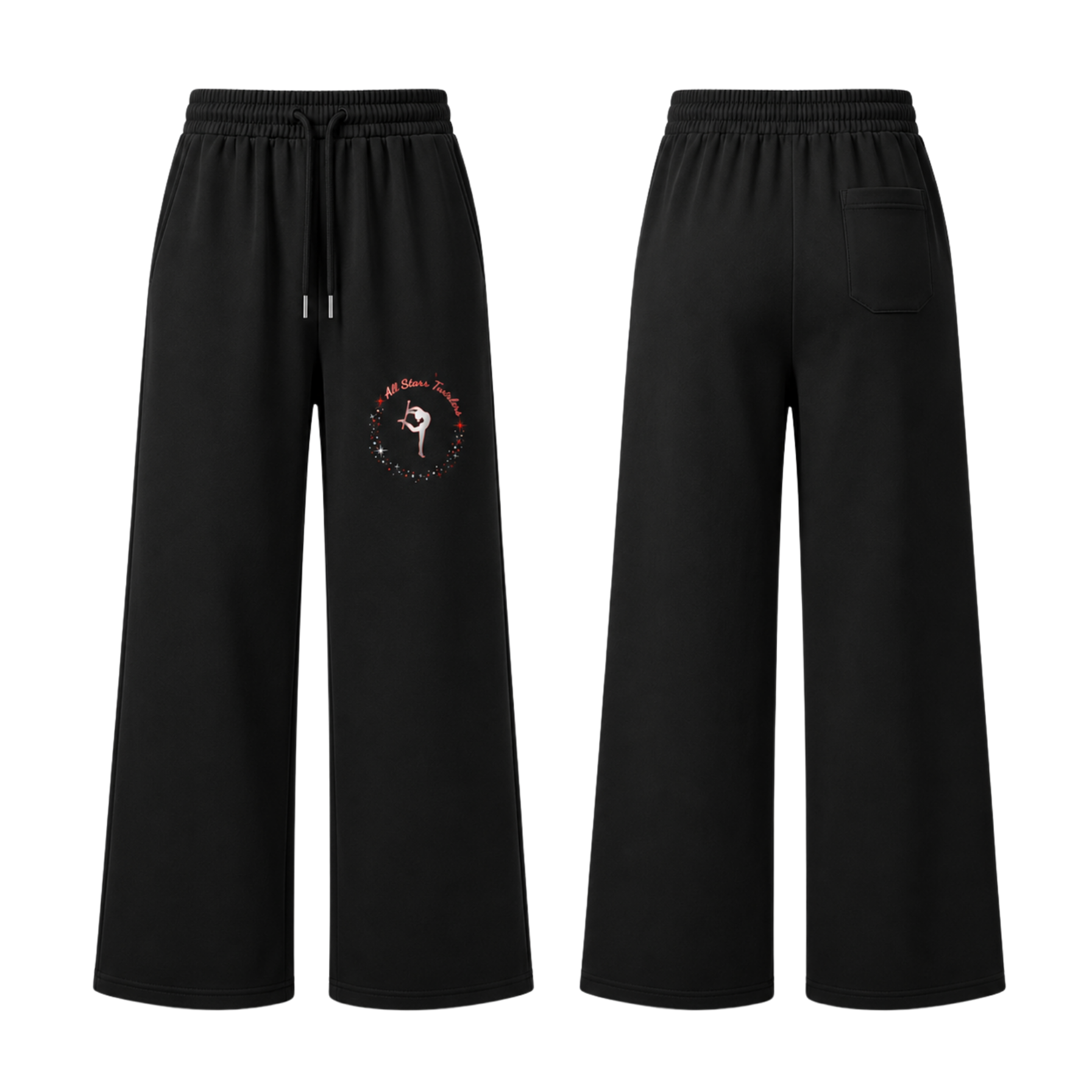 All Starr Twirlers  Wide Leg Cotton Joggers