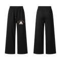 Bulldog Twirling Academy Wide Leg Cotton Joggers