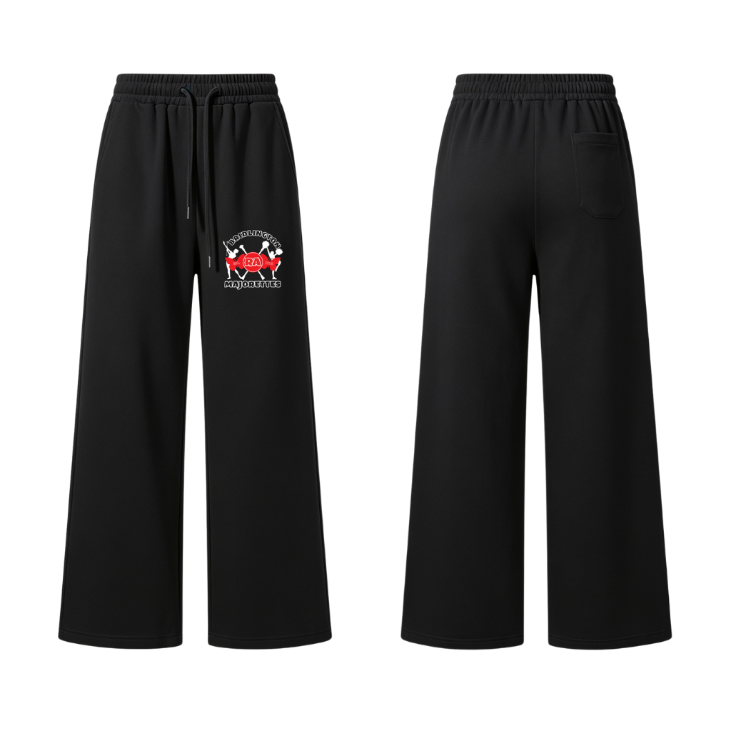 Bridlington Red Admirals Sparkle Wide Leg Cotton Joggers