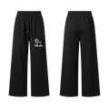 East Leeds Silhouettes Wide Leg Cotton Joggers