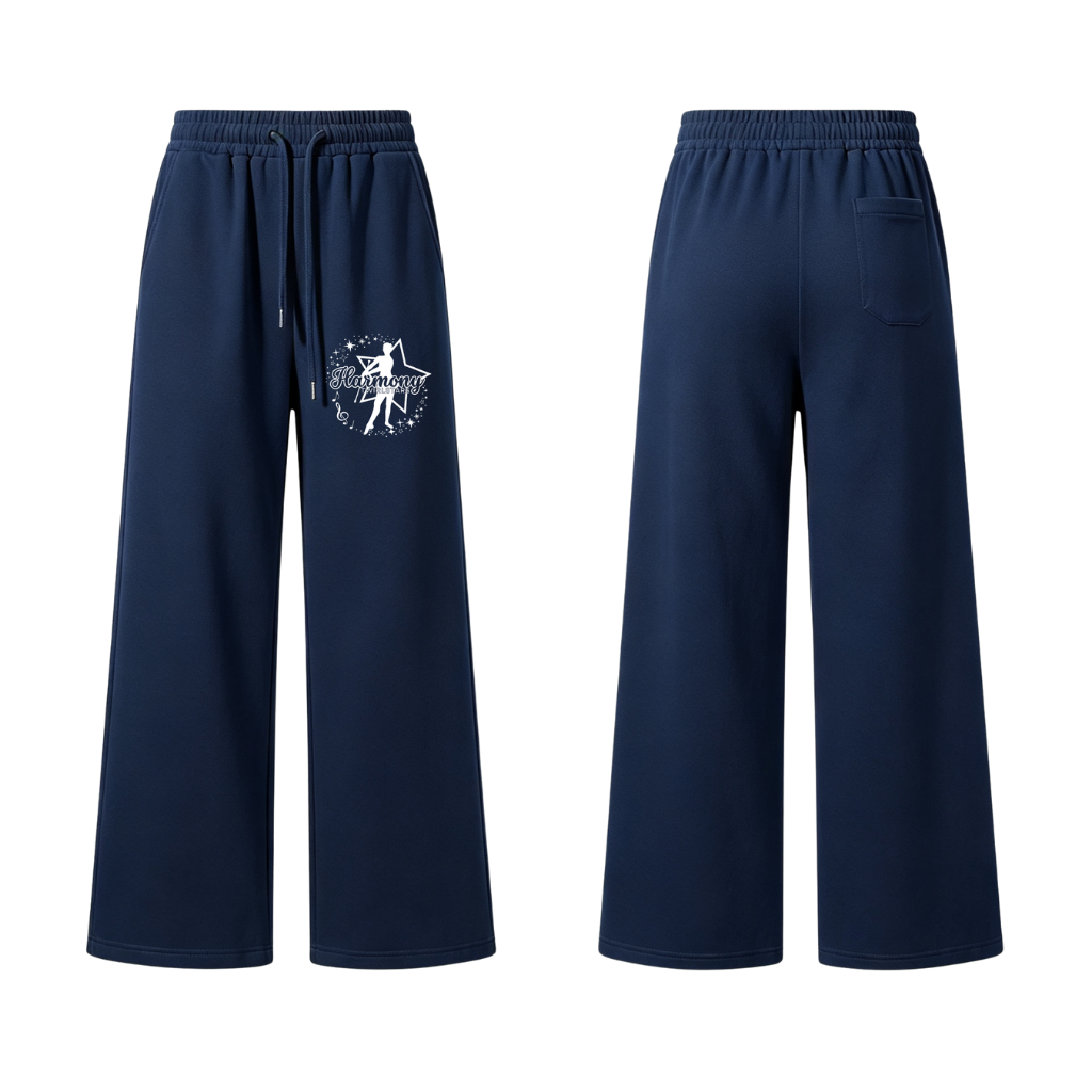 Harmony Twirlstars Wide Leg Cotton Joggers