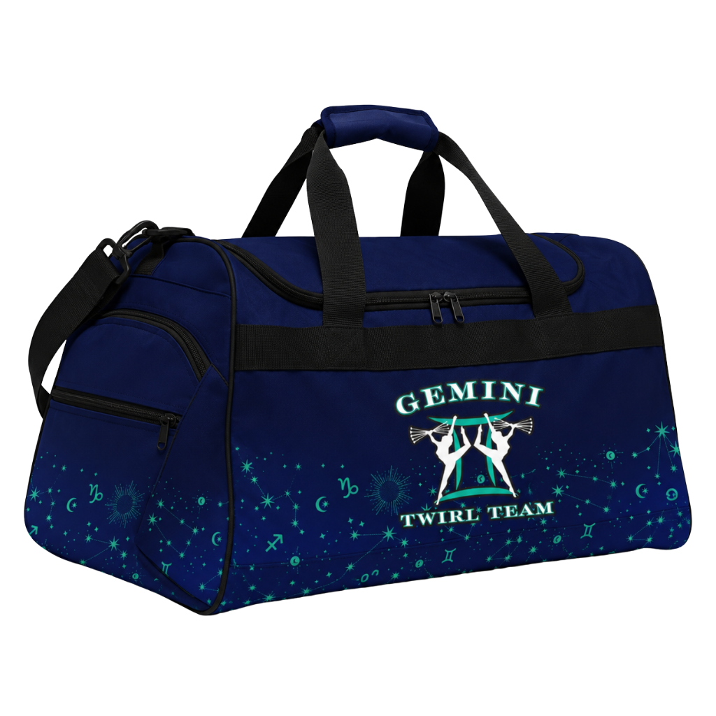 Gemini Twirl Team  Sublimated Luggage Bag