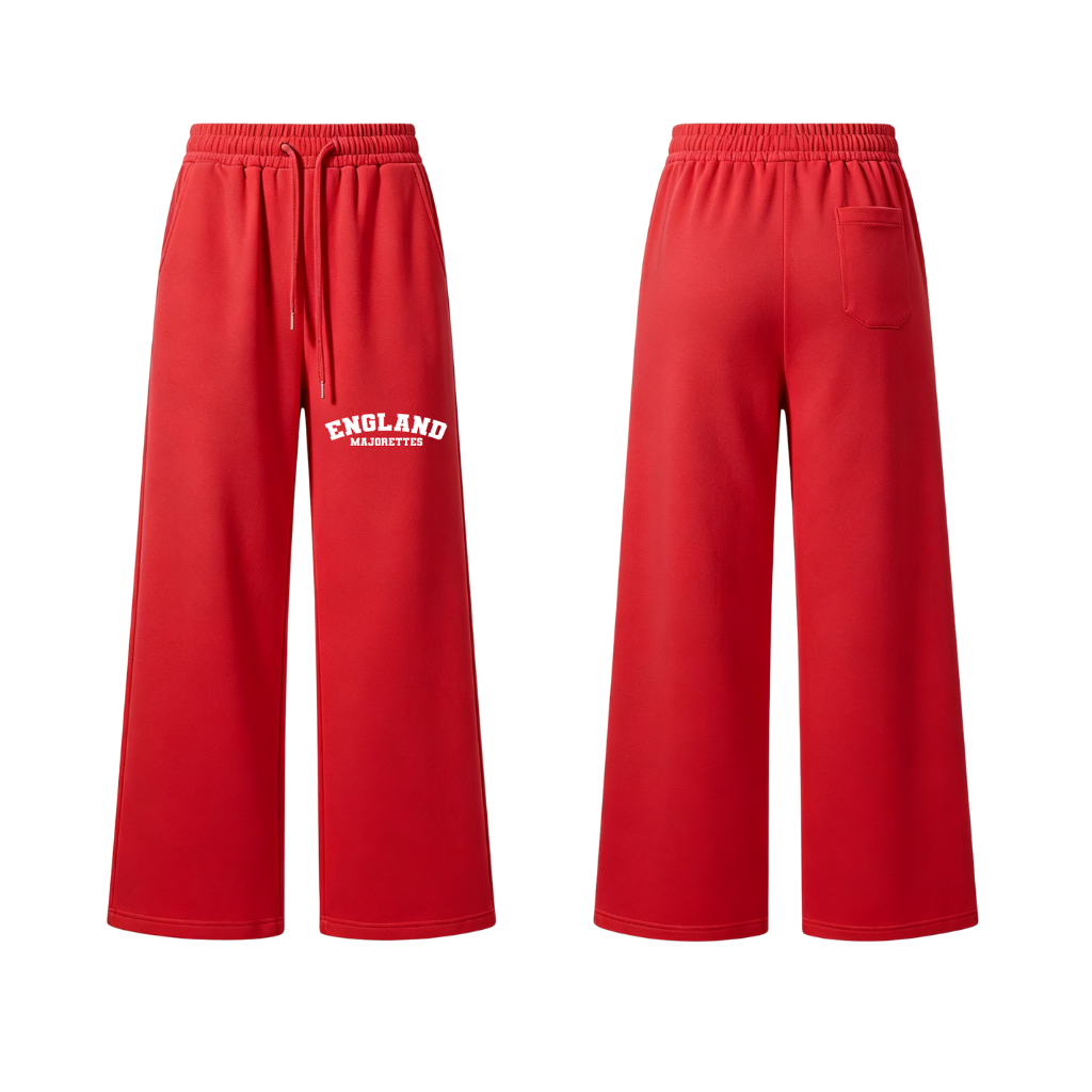 Team England  Wide Leg Cotton Joggers