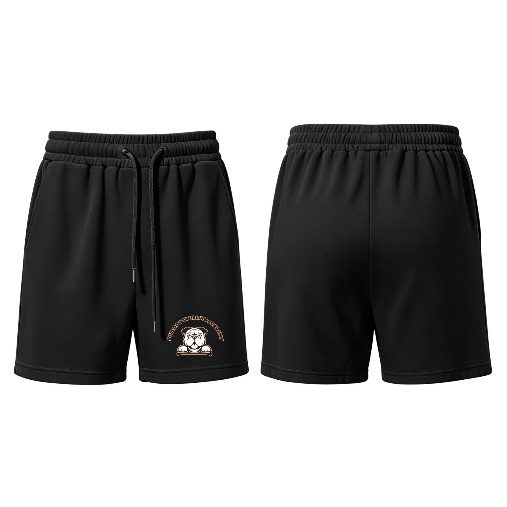 Bulldog Twirling Academy Cotton Shorts