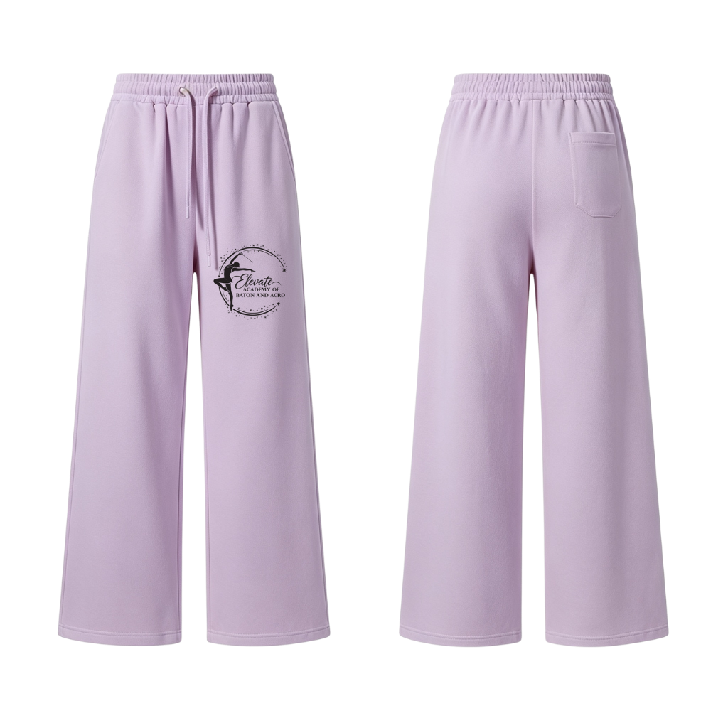 Elevate Academy of Baton & Acro Wide Leg Cotton Joggers