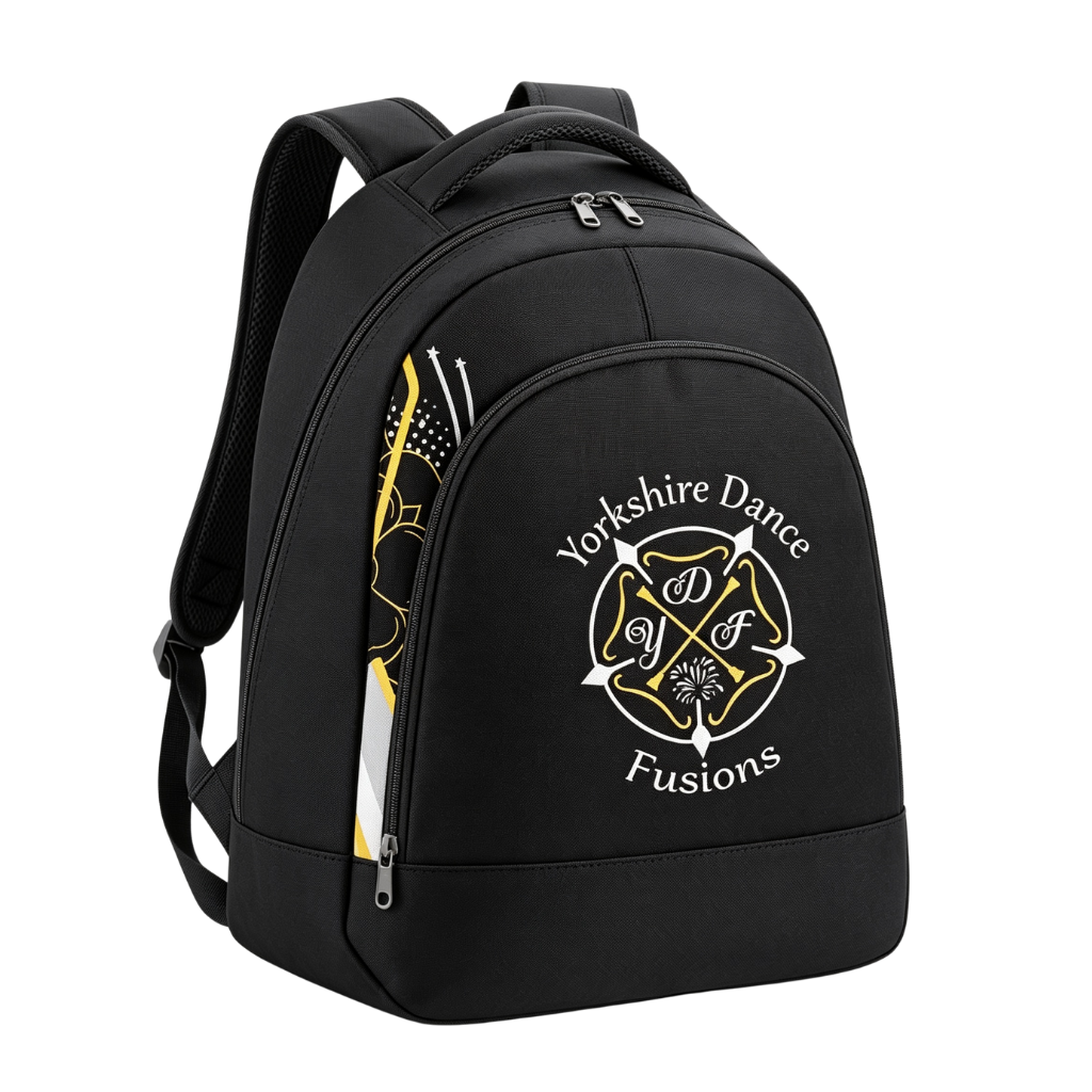 Yorkshire Dance Fusions Sparkle Sublimated Rucksack