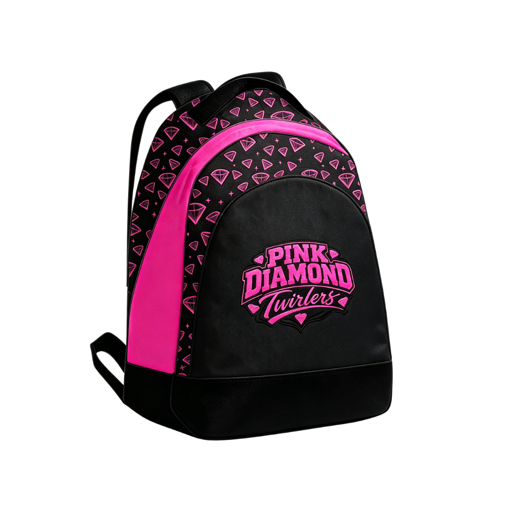 Pink Diamond Twirlers  Sublimated Rucksack