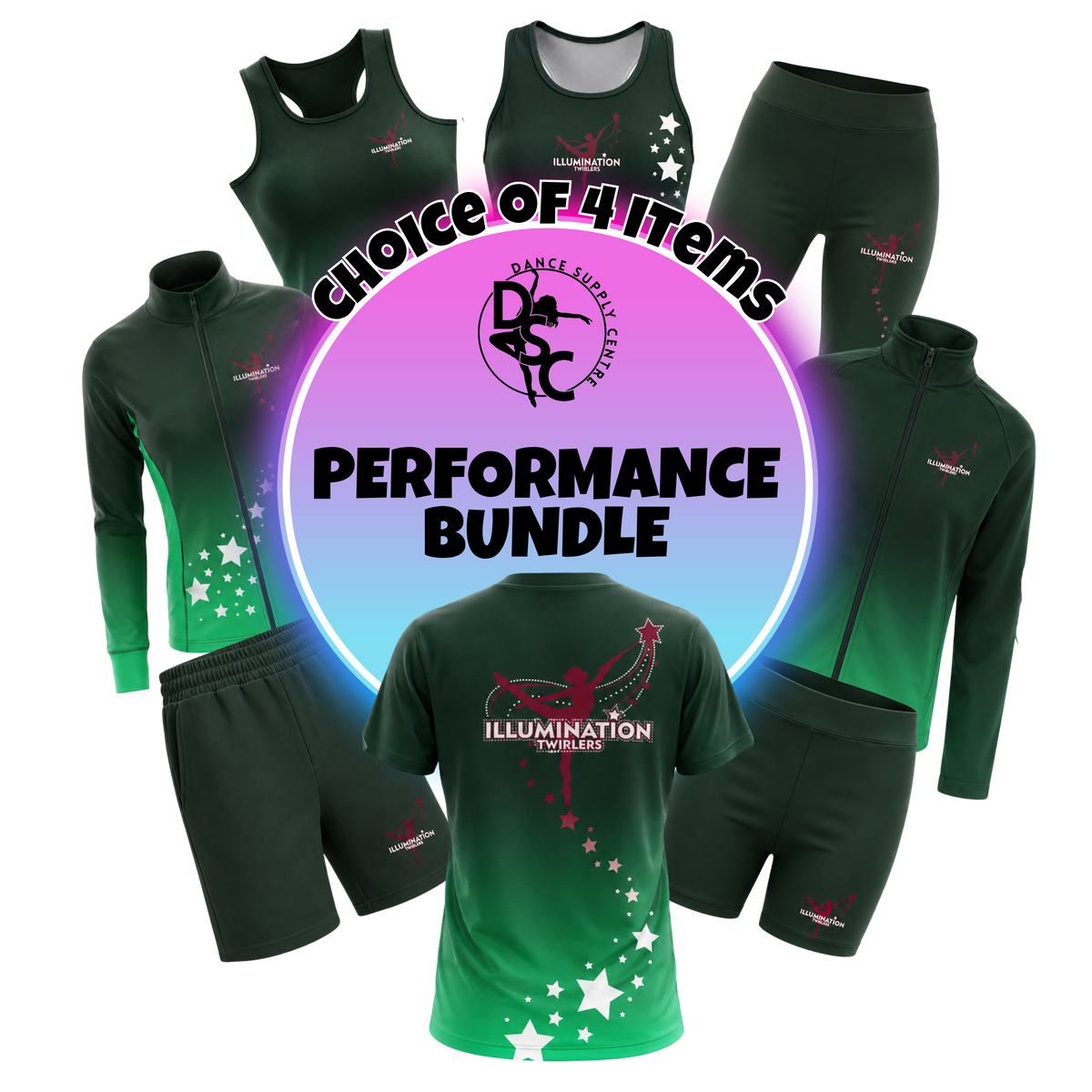 Illumination Twirlers Sparkle Performance Bundle