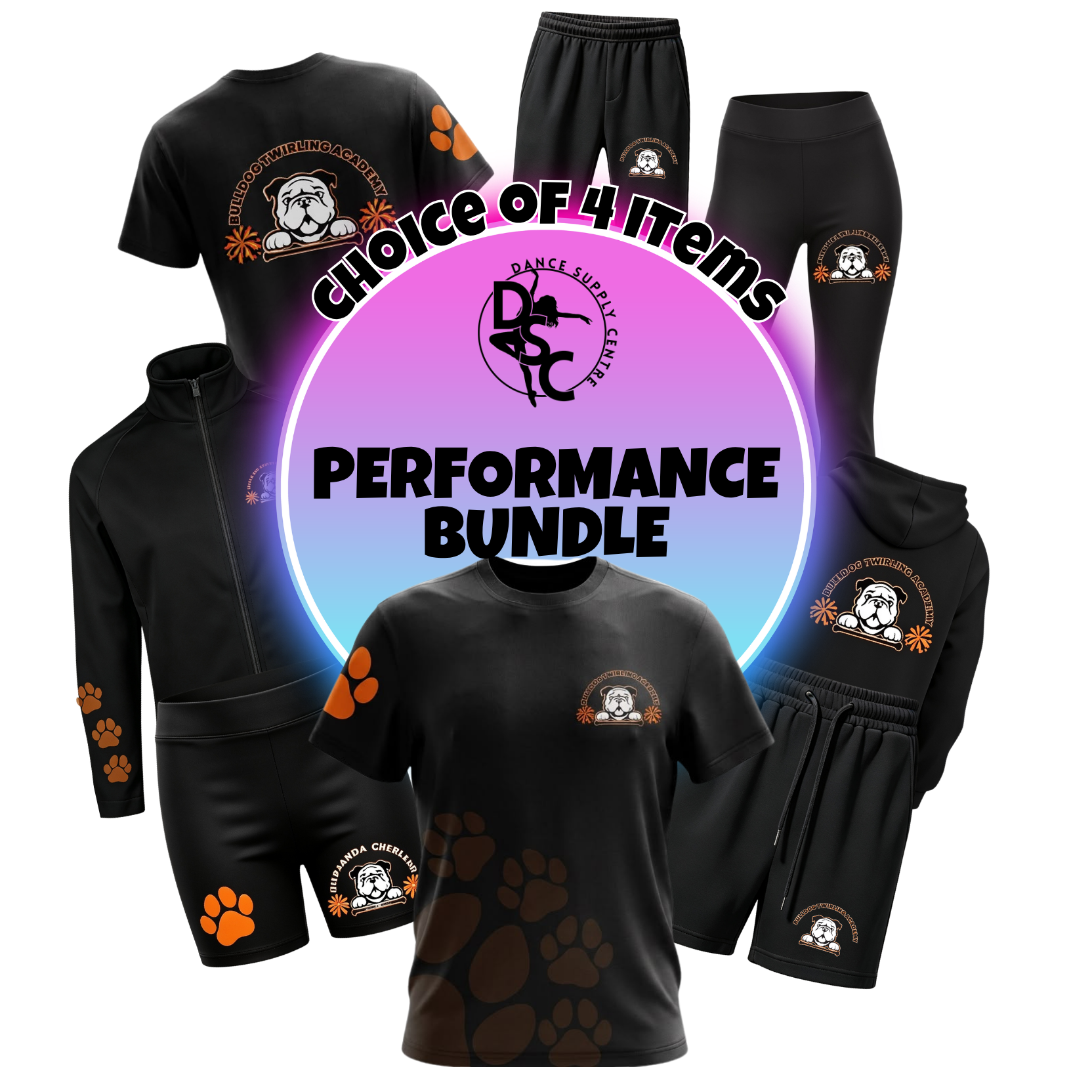 Bulldog Twirling Academy Performance Bundle