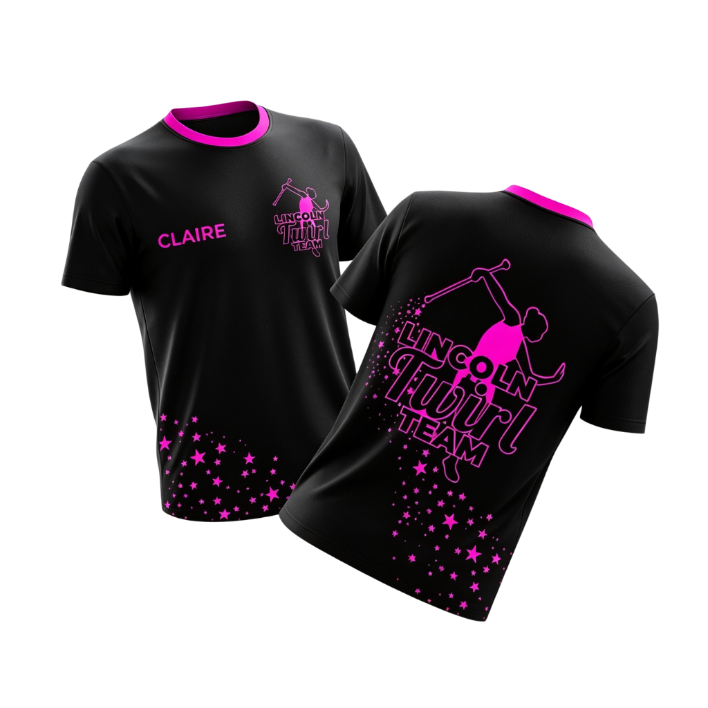 Lincoln Twirl Team Sublimated Dri-Fit T-Shirt