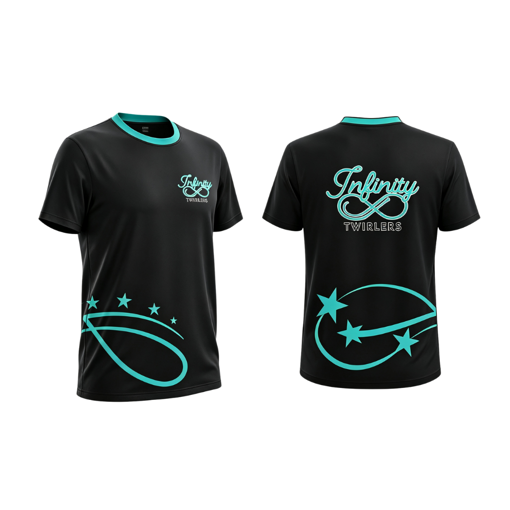 Infinity Twirlers Majorettes Sublimated Dri-Fit T-Shirt