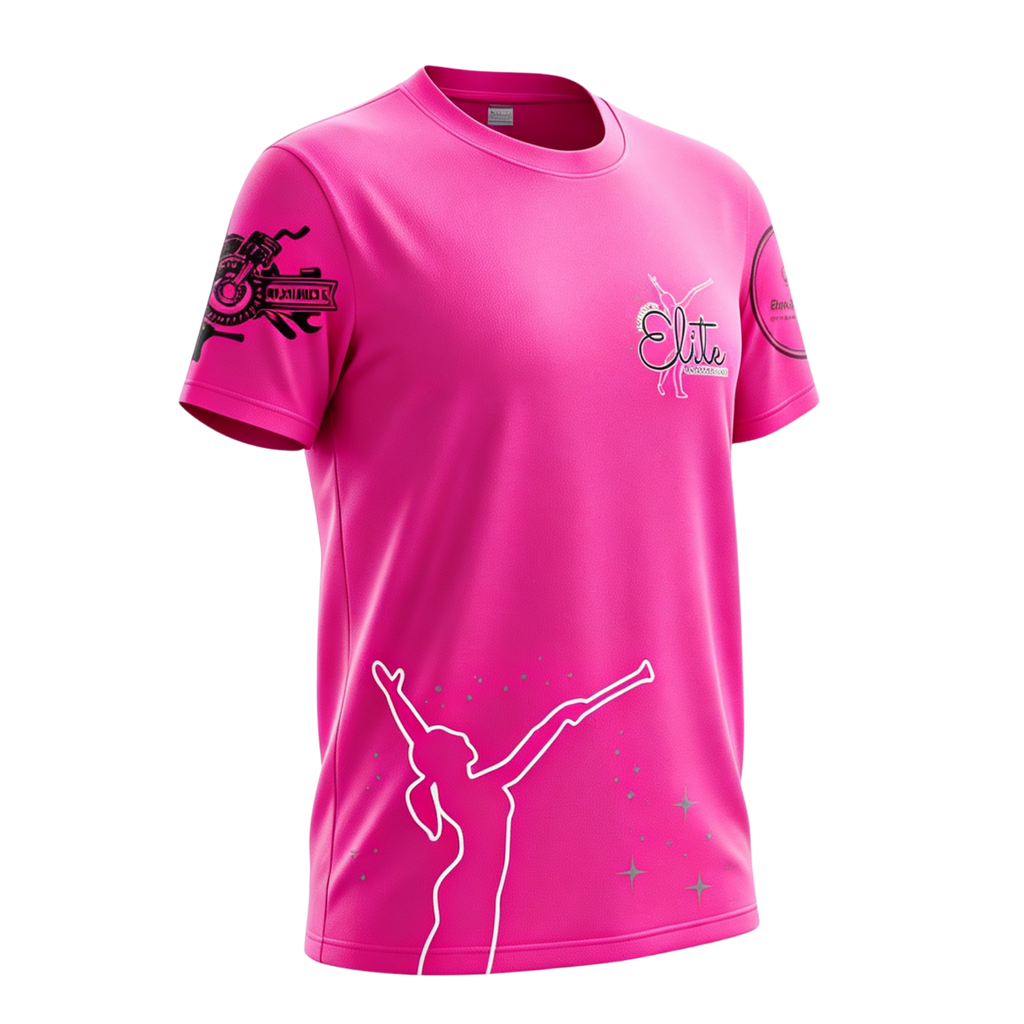 Barnsley Elite Majorettes Sublimated Dri-Fit T-Shirt - Pink