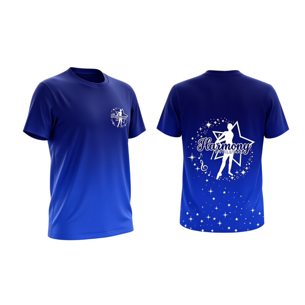Harmony Twirlstars Sublimated Dri-Fit T-Shirt (Coach)