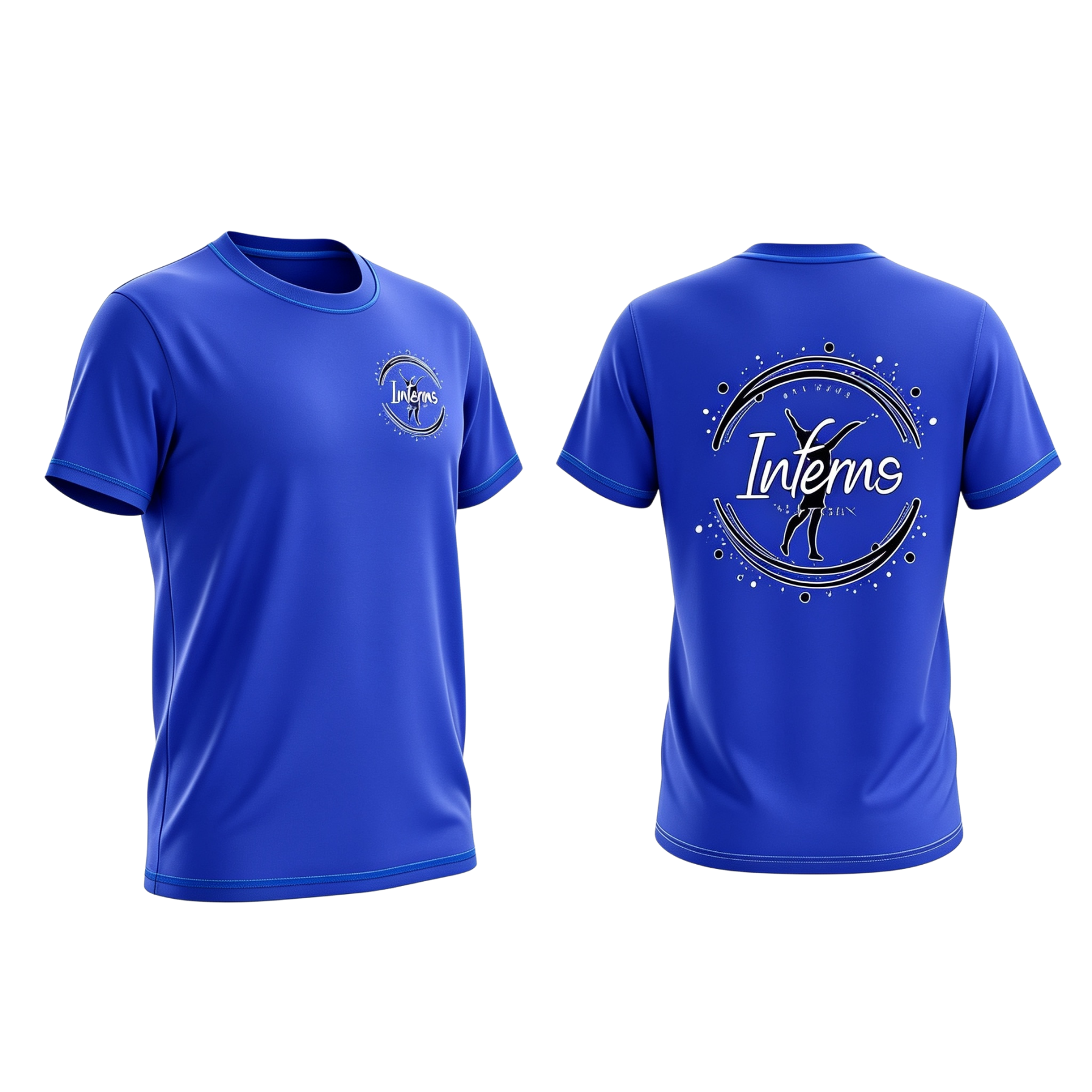 Inferno Majorettes Sublimated Blue Dri-Fit T-Shirt