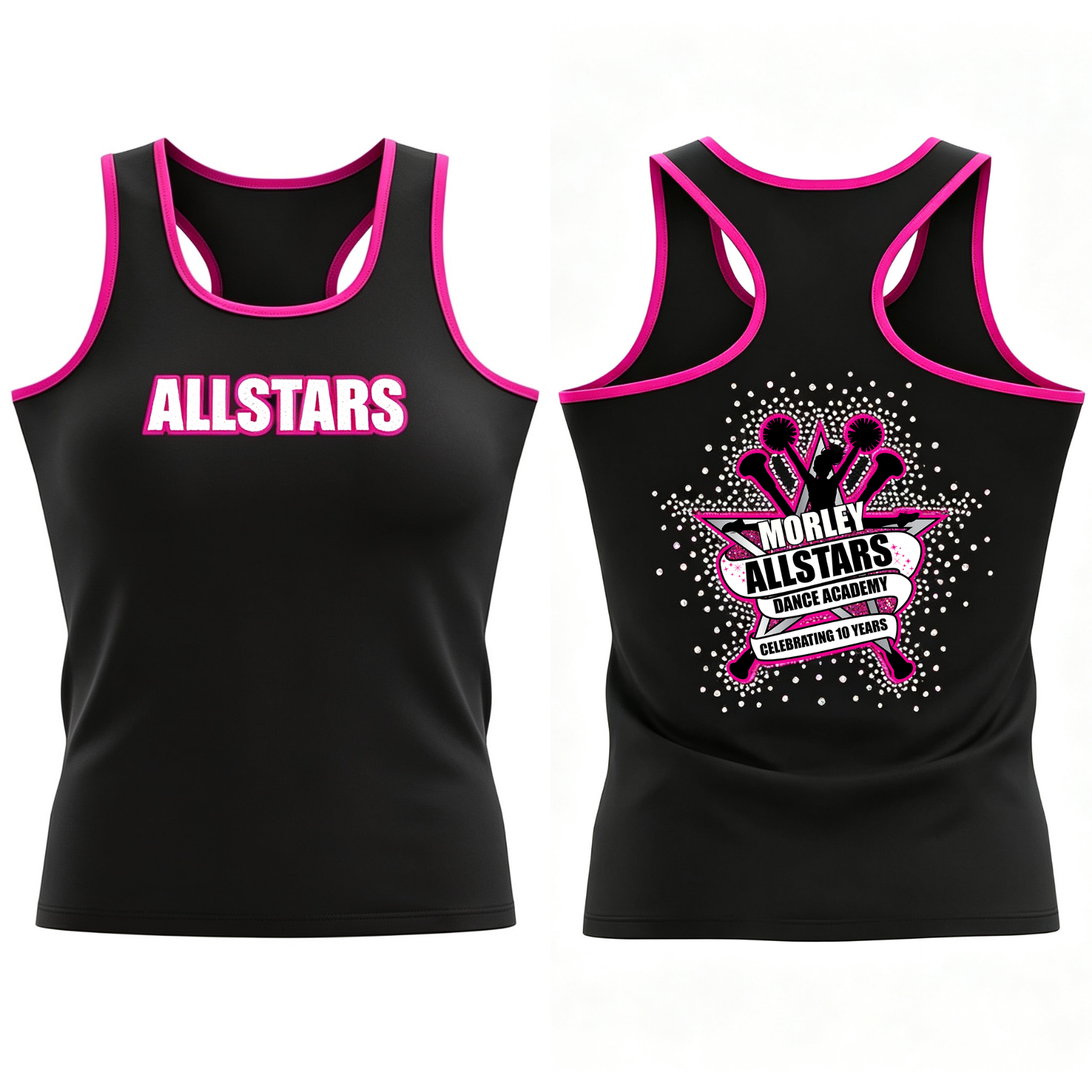 Morley All Stars Sublimated Dri-Fit Racer Back Vest