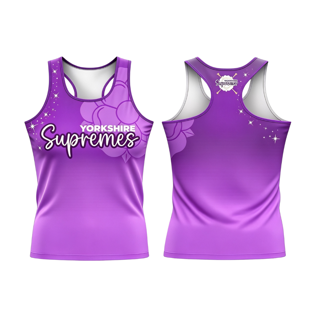 Yorkshire Supremes Sublimated Dri-Fit Racer Back Vest