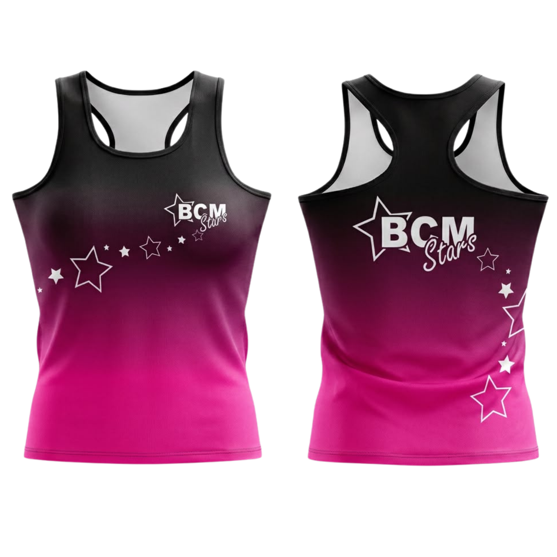 BCM Stars Sublimated Dri-Fit Racer Back Vest