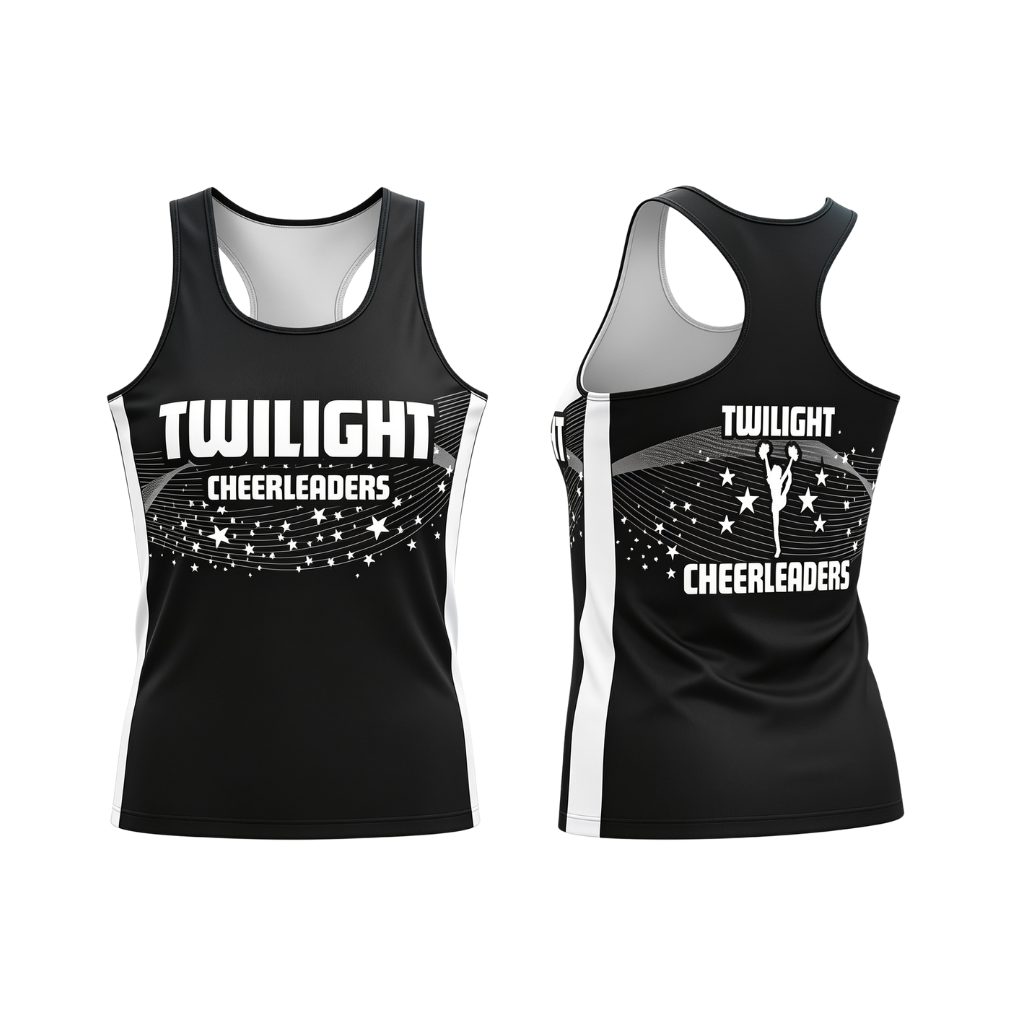 Twilight Cheerleaders Sublimated Dri-Fit Racer Back Vest