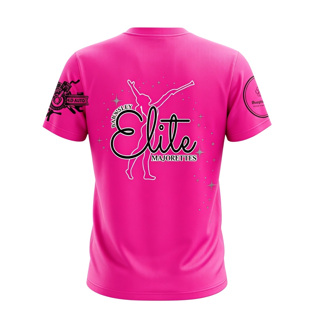 Barnsley Elite Majorettes Sublimated Dri-Fit T-Shirt - Pink