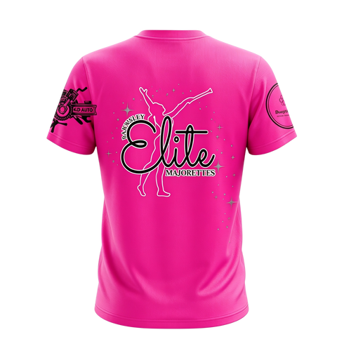 Barnsley Elite Majorettes Sublimated Dri-Fit T-Shirt - Pink