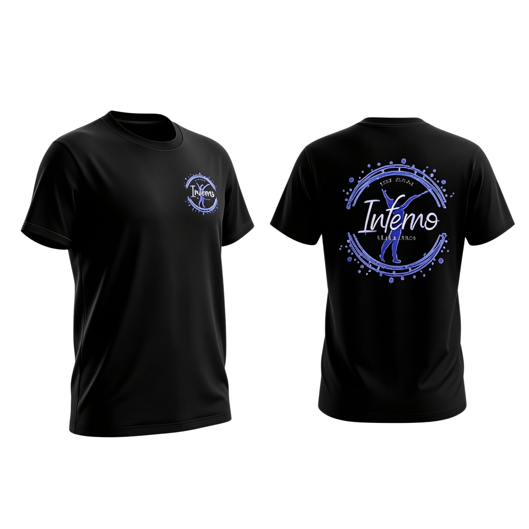 Inferno Majorettes Sublimated Black Dri-Fit T-Shirt