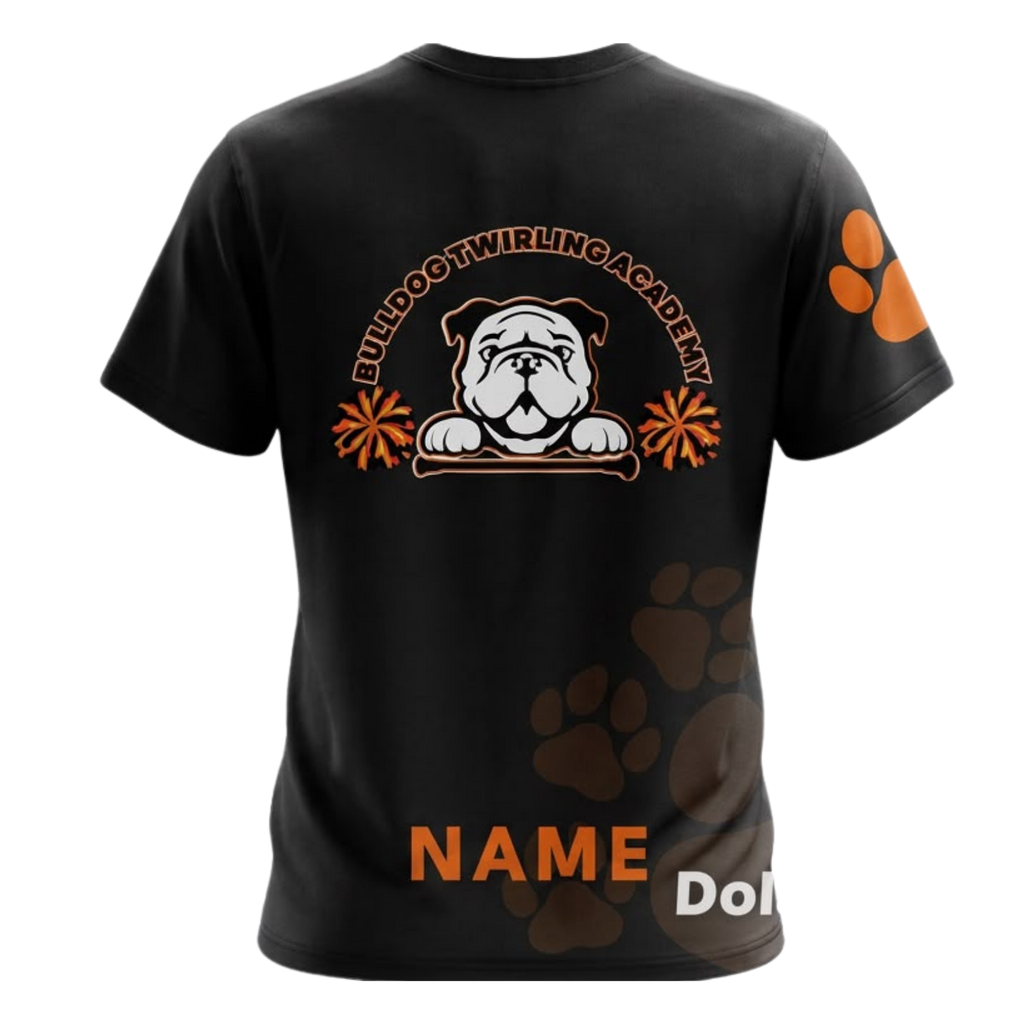 Bulldog Twirling Academy Sublimated Dri-Fit T-Shirt