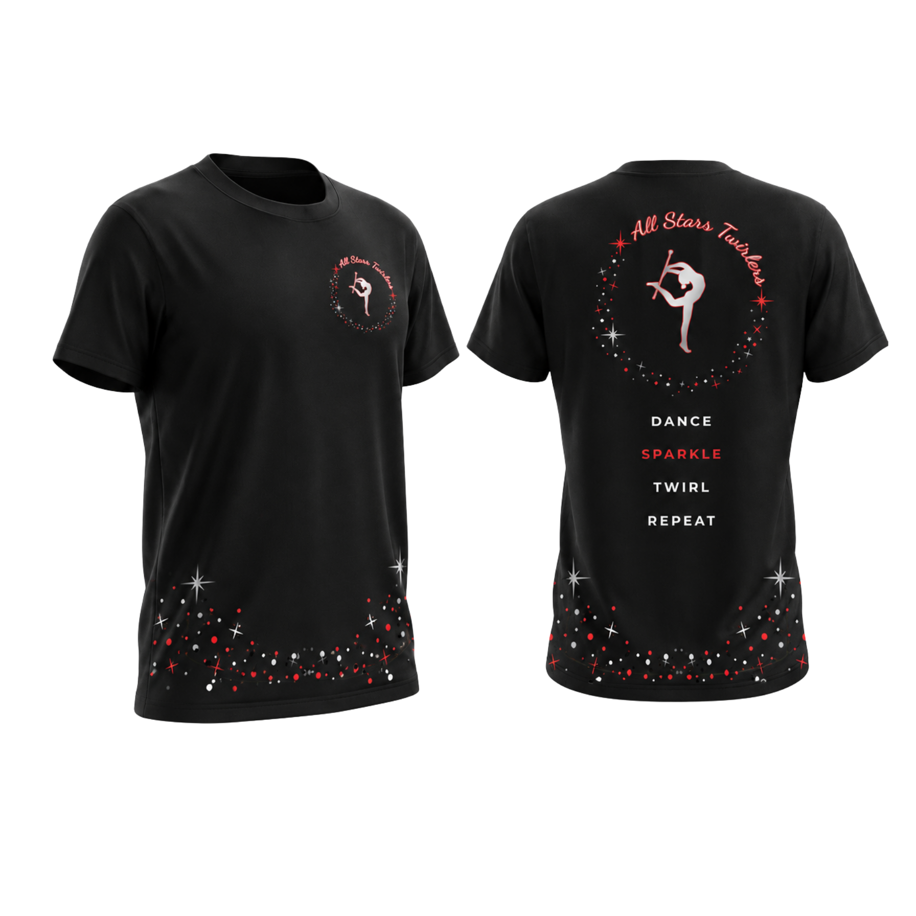All Starr Twirlers  Sublimated Dri-Fit T-Shirt