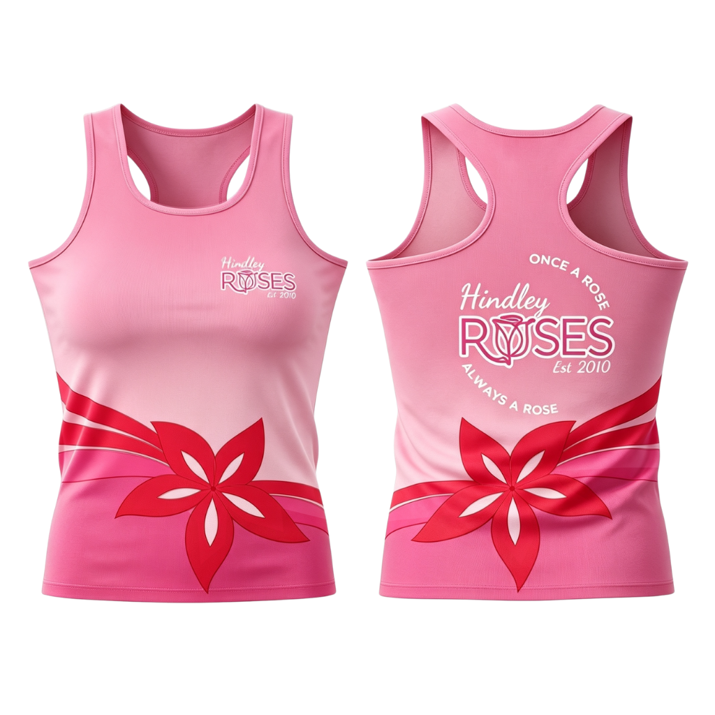 Hindley Roses Morris Dancers  Sublimated Dri-Fit Racer Back Vest