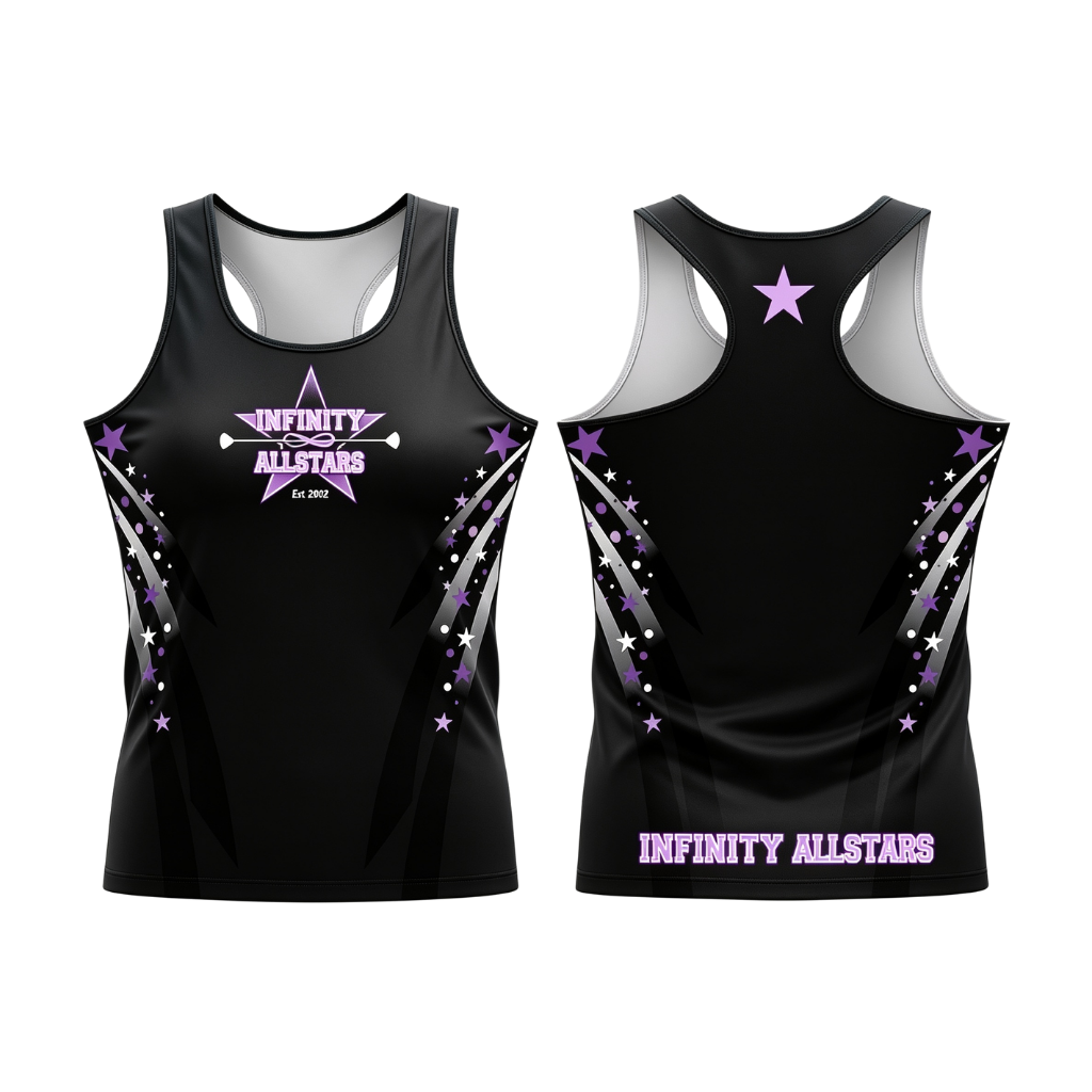 Infinity All Stars New Range  Sublimated Dri-Fit Racer Back Vest