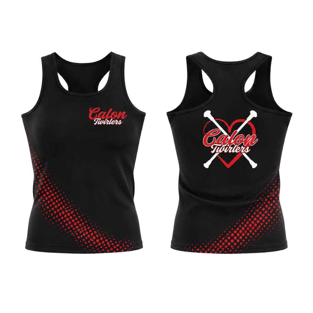 Calon Twirlers  Sublimated Dri-Fit Racer Back Vest