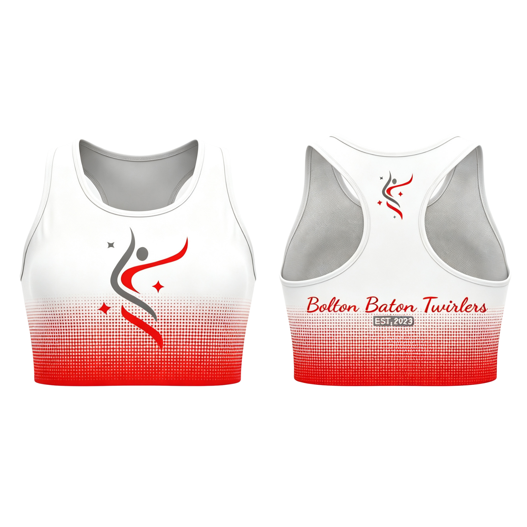 Bolton Baton Twirlers Sublimated Lycra Crop Top