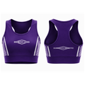 Diamond-lites  Sublimated Lycra Crop Top