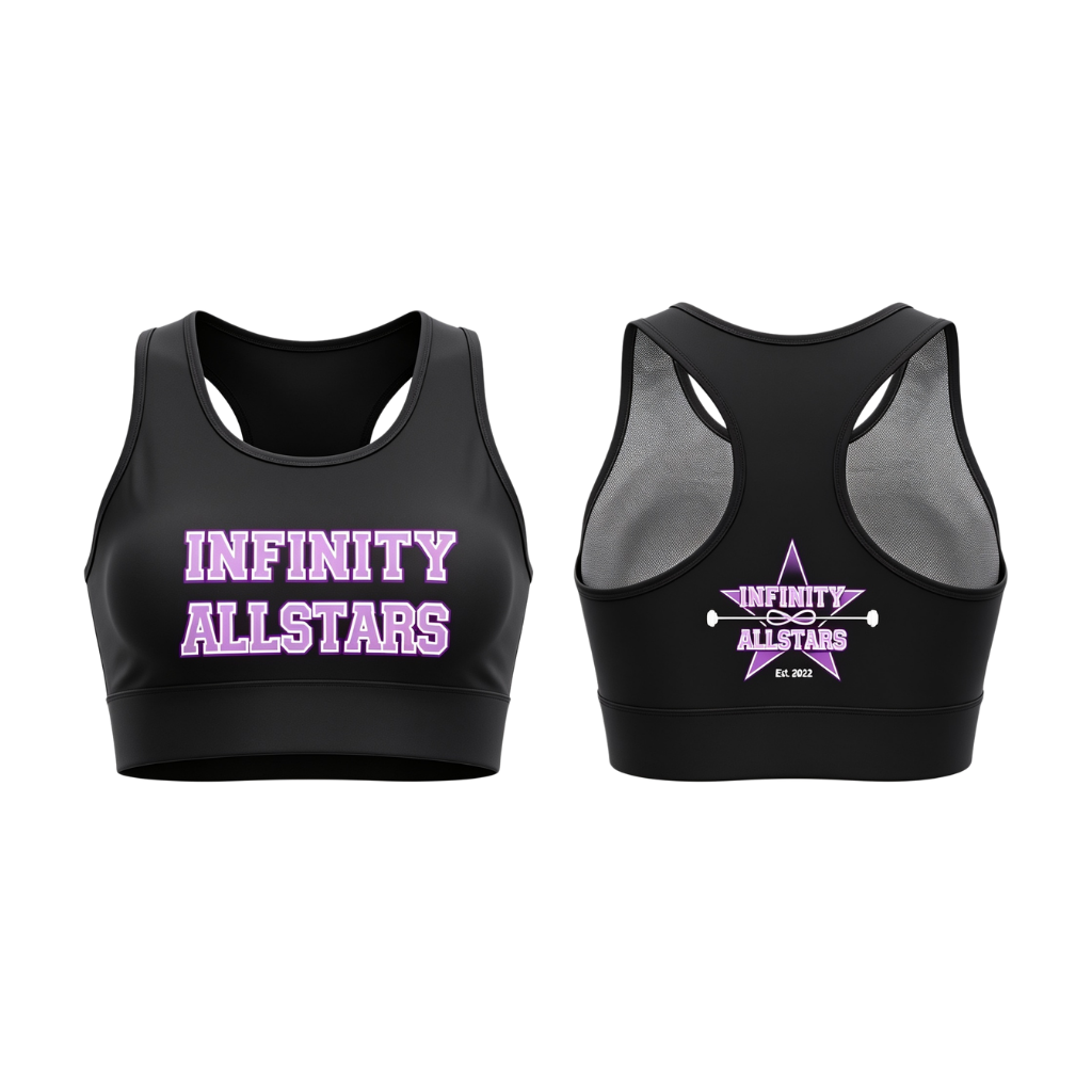 Infinity All Stars Original  Sublimated Lycra Crop Top