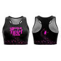 Lincoln Twirl Team Sublimated Lycra Crop Top