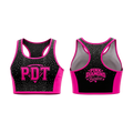 Pink Diamond Twirlers  Sublimated Lycra Crop Top