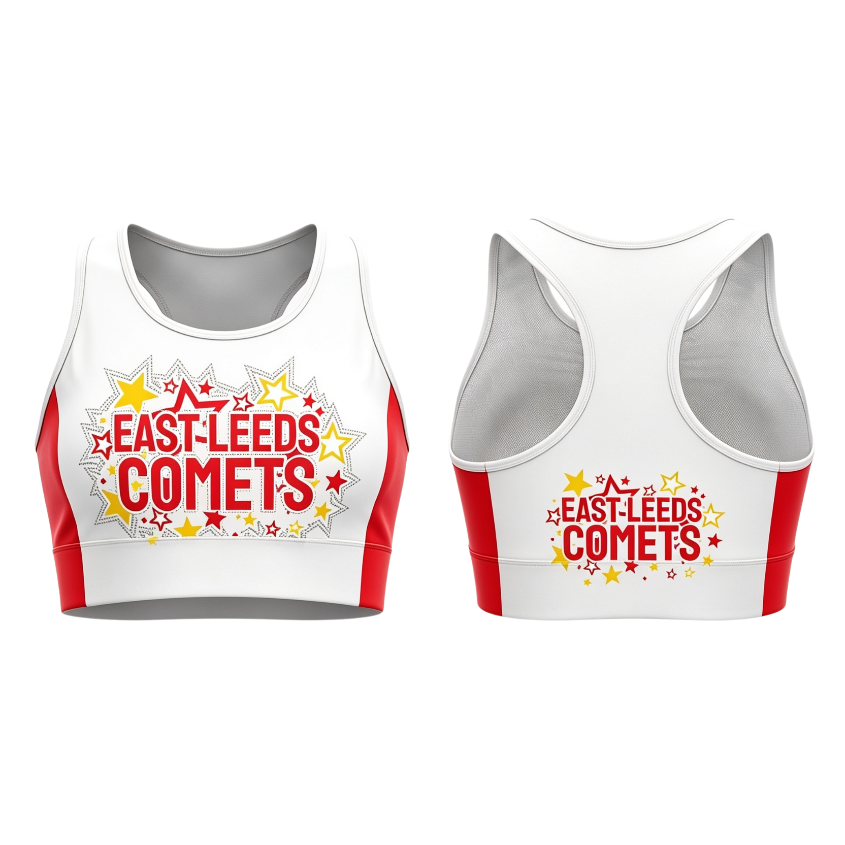 East Leeds Comets Sublimated Lycra Crop Top