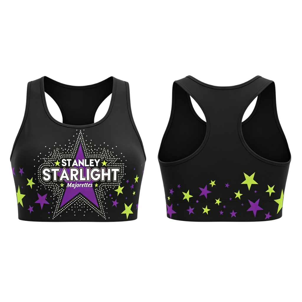 Stanley Starlights Sublimated Lycra Crop Top