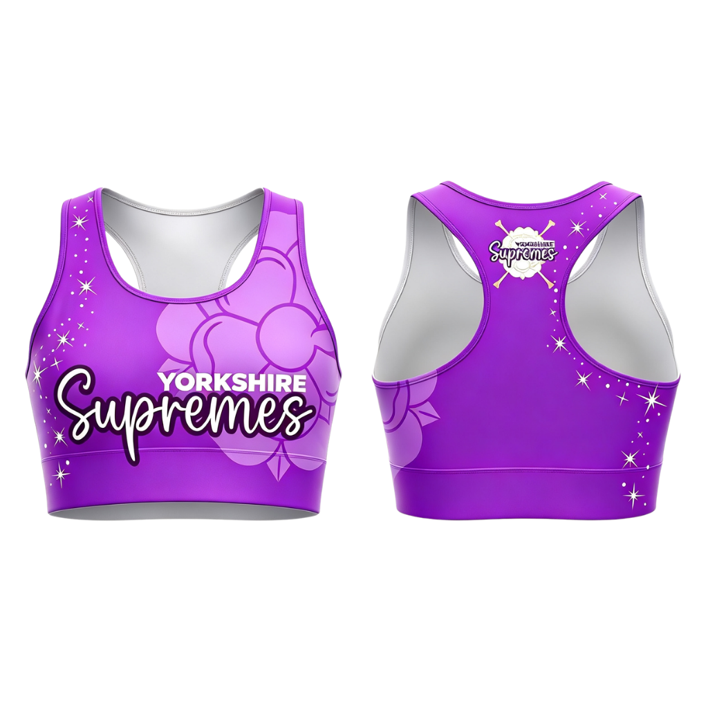 Yorkshire Supremes Sublimated Lycra Crop Top
