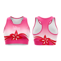 Hindley Roses Morris Dancers  Sublimated Lycra Crop Top
