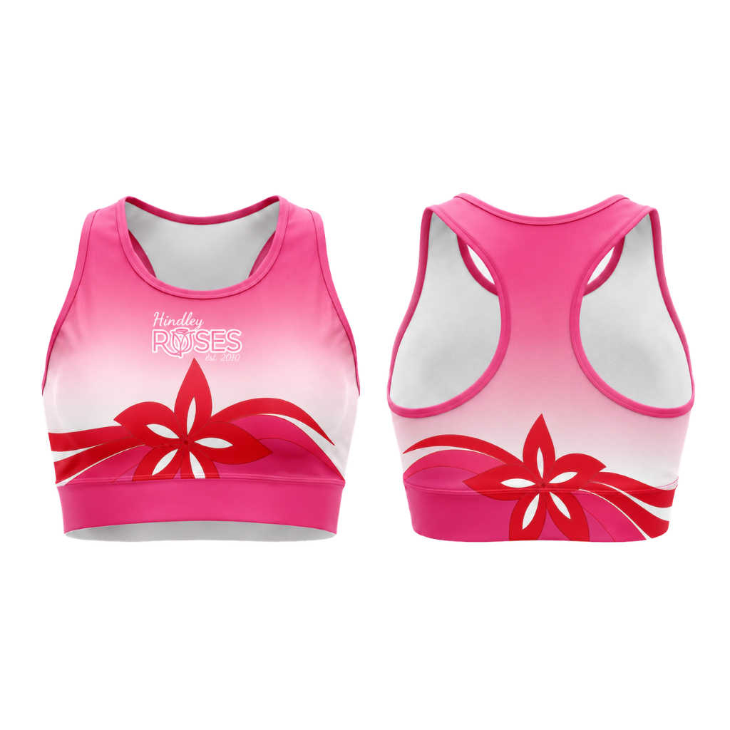Hindley Roses Morris Dancers  Sublimated Lycra Crop Top