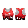 Bridlington Red Admirals Sparkle Sublimated Lycra Crop Top