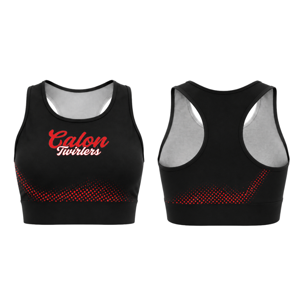 Calon Twirlers  Sublimated Lycra Crop Top
