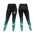 Reddish Sapphires  Sublimated Leggings
