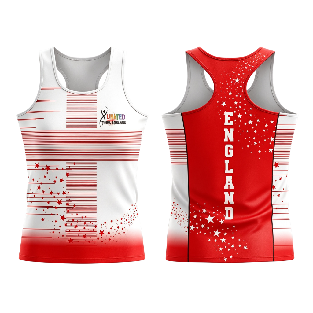 Team England  Sublimated Dri-Fit Racer Back Vest