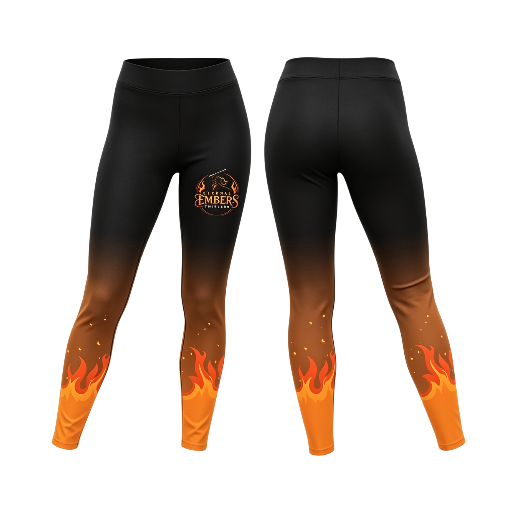 Eternal Embers Twirlers Sublimated Leggings